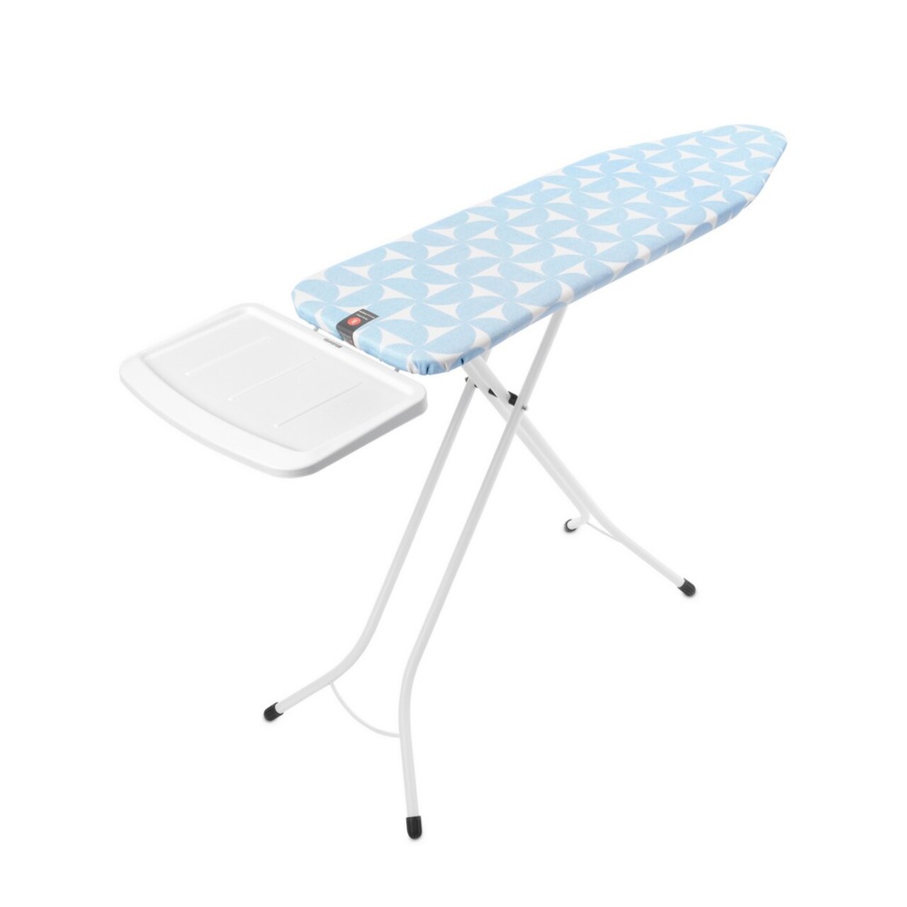 Masa de calcat, Brabantia B, PerfectFlow Fresh Breeze, 124x38 cm, 7 pozitii de reglare, cu suport statie de calcat, otel/bumbac - imagine 5